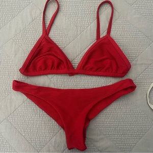 Billabong red bikini